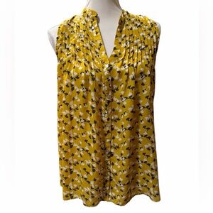 Sunday in Brooklyn Yellow Floral Blouse